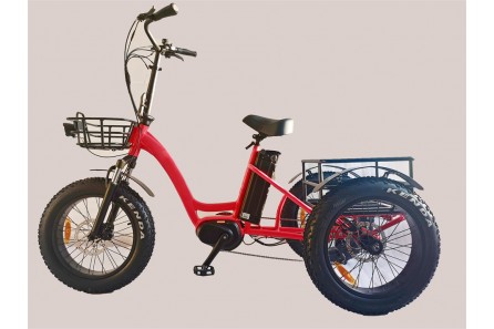 Fat Tyre Trike, mid drive trike, T04 Fat Tyre Trike, mid drive trike, T04