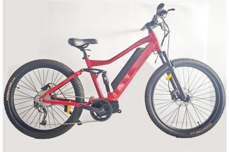 Full suspension bike, mid drive ebike, M26  Full suspension bike, mid drive ebike, M26