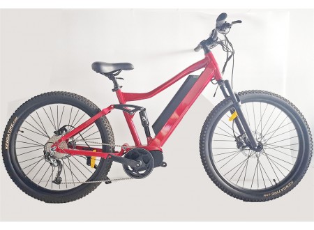 Full suspension bike, mid drive ebike, M26  Full suspension bike, mid drive ebike, M26